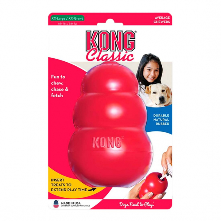 Hondenspeelgoed KONG Classic XX-Large Rood in de groep Hond / Hondenspeelgoed / Kauwspeelgoed & Bijtspeelgoed bij Equinest (340908RE-XXL)