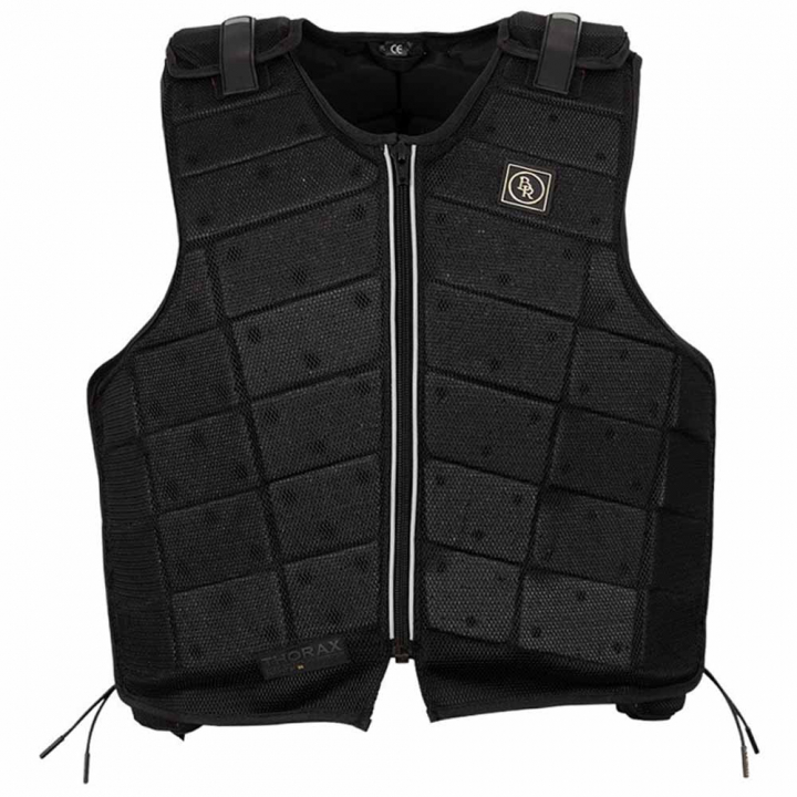 Veiligheidsvest Thorax Zwart in de groep Rijuitrusting / Veiligheidsvesten & Rugbeschermers bij Equinest (343013BA)