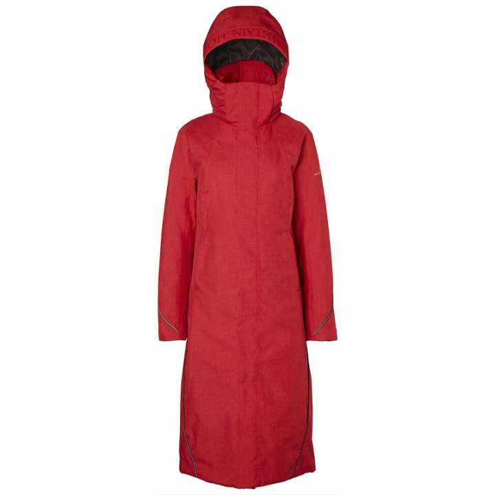 Lange Rijjas Felicia Rood in de groep Rijkleding / Jassen / Lange rijjassen bij Equinest (3441040003RE)