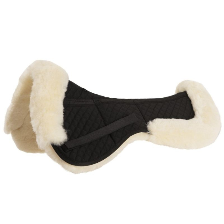 Correctiepad met Rand Sheepskin Dressage Zwart in de groep Paardenuitrusting / Padden / Zadelkussens bij Equinest (351214BA_r)