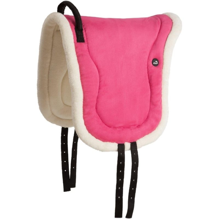 Barebackpad Fauxfur Knee Block Roze in de groep Paardenuitrusting / Zadels & Barebackpads bij Equinest (351461PI_r)