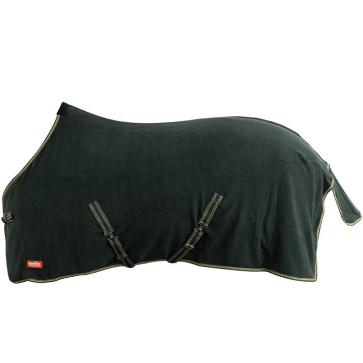 Fleecedeke Basic Donkergroen in de groep Paardendekens / Fleecedekens bij Equinest (396259G05514DGN_r)