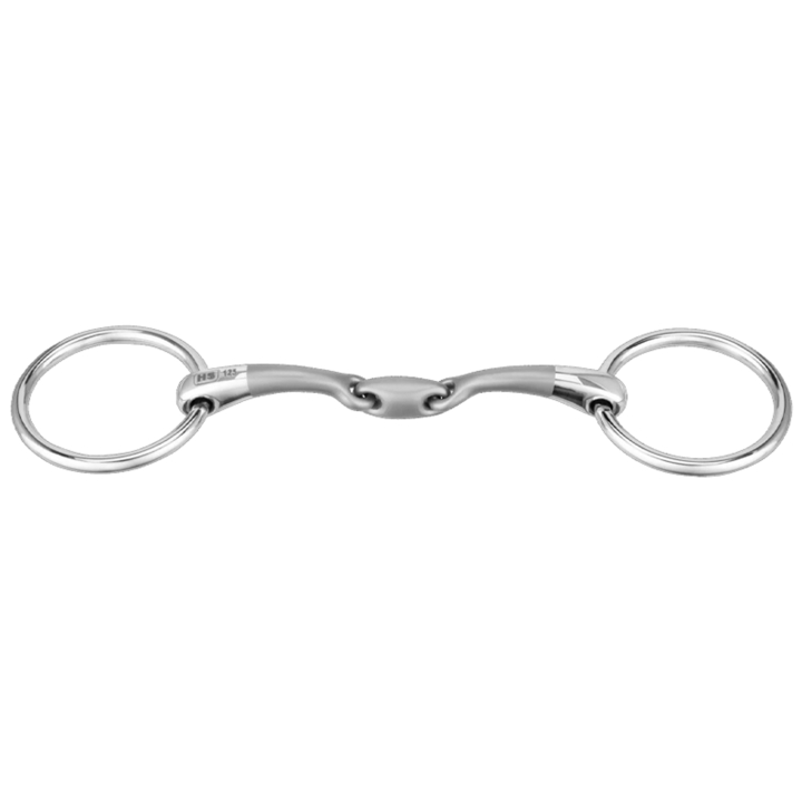 Dubbelgebroken Bit Satinox Ø55mm in de groep Paardenuitrusting / Bitten / Watertrensen bij Equinest (4026211556_r)
