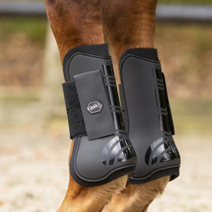 Peesbeschermers Neopreen Zwart in de groep Paardenuitrusting / Beenbeschermers & Bandages / Peesbeschermers bij Equinest (4033BA)