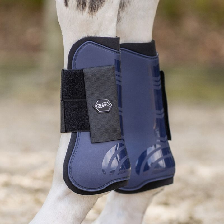 Peesbeschermers Neopreen Marineblauw in de groep Paardenuitrusting / Beenbeschermers & Bandages / Peesbeschermers bij Equinest (4033NA)