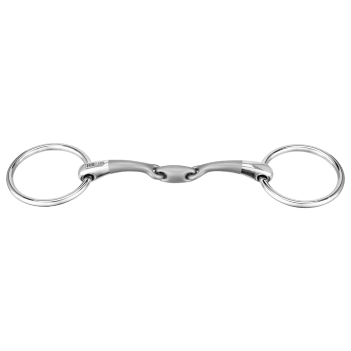 Dubbelgebroken Bit Satinox Ø55-70mm in de groep Paardenuitrusting / Bitten / Watertrensen bij Equinest (4046410556_r)