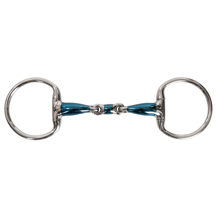 Dubbelgebroken Eggbit Sweet Iron Lock Up in de groep Paardenuitrusting / Bitten / Bustrensen bij Equinest (420505_r)