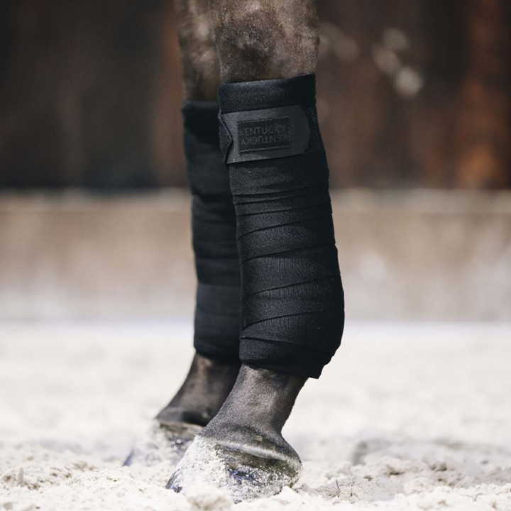 Bandages Repellent 2-pack Zwart in de groep Paardenuitrusting / Beenbeschermers & Bandages / Bandages bij Equinest (4211001BA-FU)