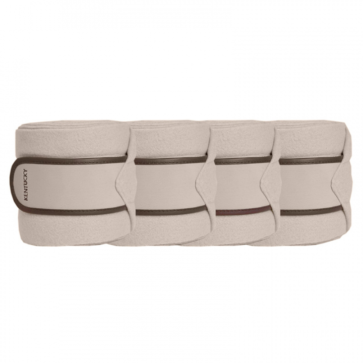 Bandages Polar Fleece 4-pack Beige in de groep Paardenuitrusting / Beenbeschermers & Bandages / Bandages bij Equinest (42111BE)