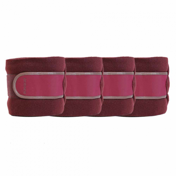 Bandages Polar Fleece 4-pack Bordeaux in de groep Paardenuitrusting / Beenbeschermers & Bandages / Bandages bij Equinest (42111BO)