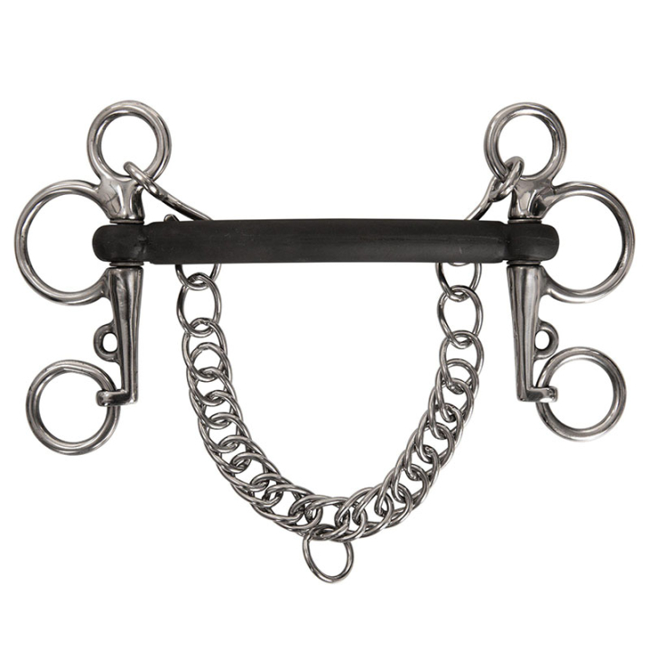 Rechtdoor Babypelham Rubber in de groep Paardenuitrusting / Bitten / Pelham bij Equinest (423810_r)