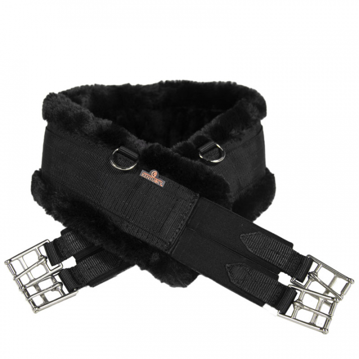 Zadelgordel Sheepskin Zwart/Zwart in de groep Paardenuitrusting / Singels / Allround Singels bij Equinest (4240111115BABA_r)