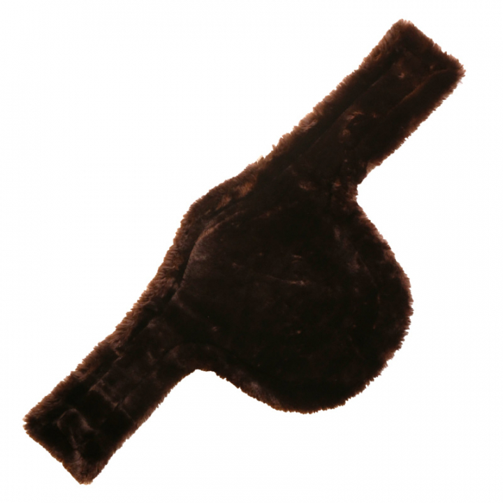 Zadelgordelbescherming Magplatta Sheepskin Bruin in de groep Paardenuitrusting / Singels / Singelstangentunnels bij Equinest (4240205S115BR_r)