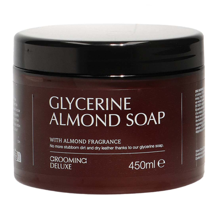 Leerzeep Glycerine Almond 450ml in de groep Paardenverzorging en Verzorging / Leerverzorging bij Equinest (42421-450)