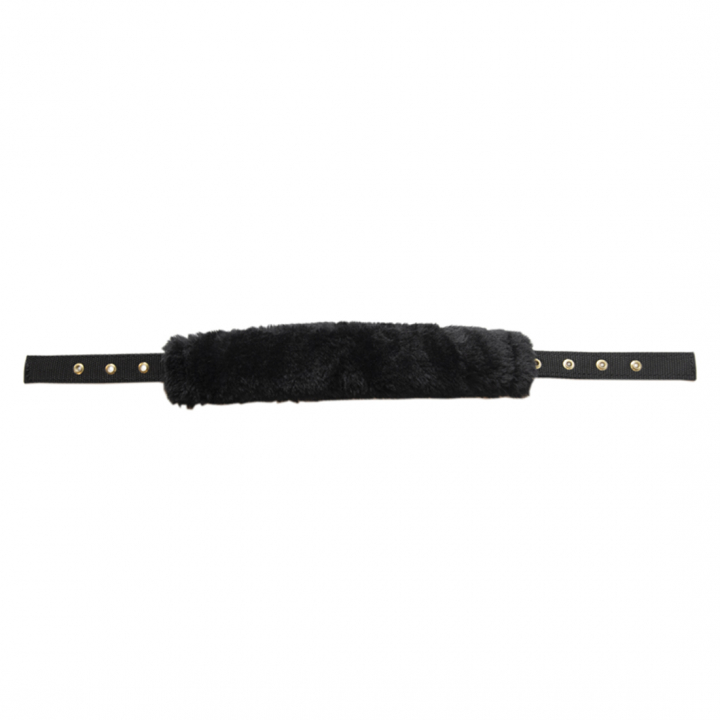 Nekstuk Shipping Sheepskin Zwart in de groep Paardenuitrusting / Halsters / Stof- & Nylon Halsters bij Equinest (4250201NECKBA)