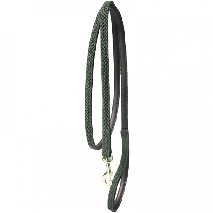 Leid Touw Gevlochten Nylon Olijfgroen in de groep Paardenuitrusting / Halstertouwen & Transport Halstertouwen / Nylon & Katoenen halstertouw bij Equinest (42518OL)