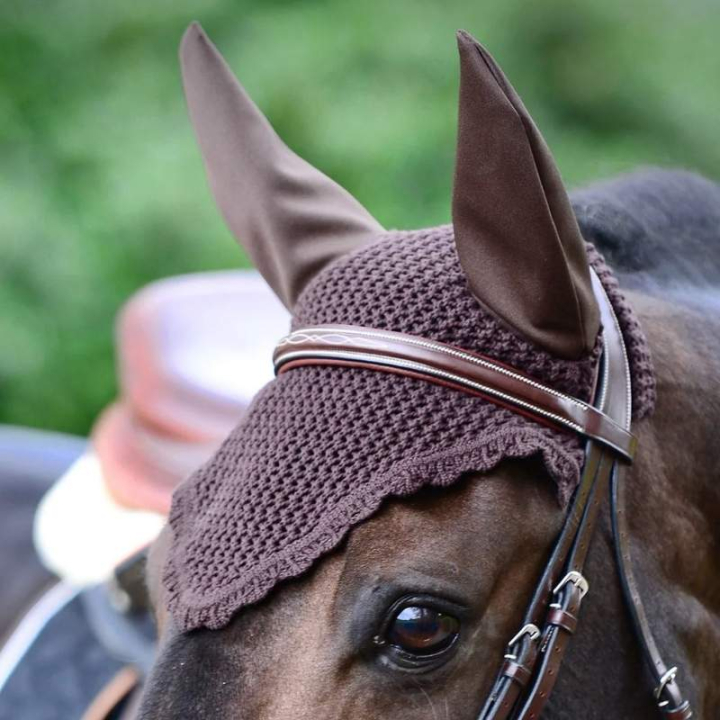 Oornetje Soundless Bruin in de groep Paardenuitrusting / Oornetjes bij Equinest (4260605FBR_r)