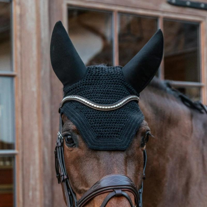 Vliegenoornetjes Wellington Soundless Zwart in de groep Paardenuitrusting / Oornetjes bij Equinest (42609Sv_r)
