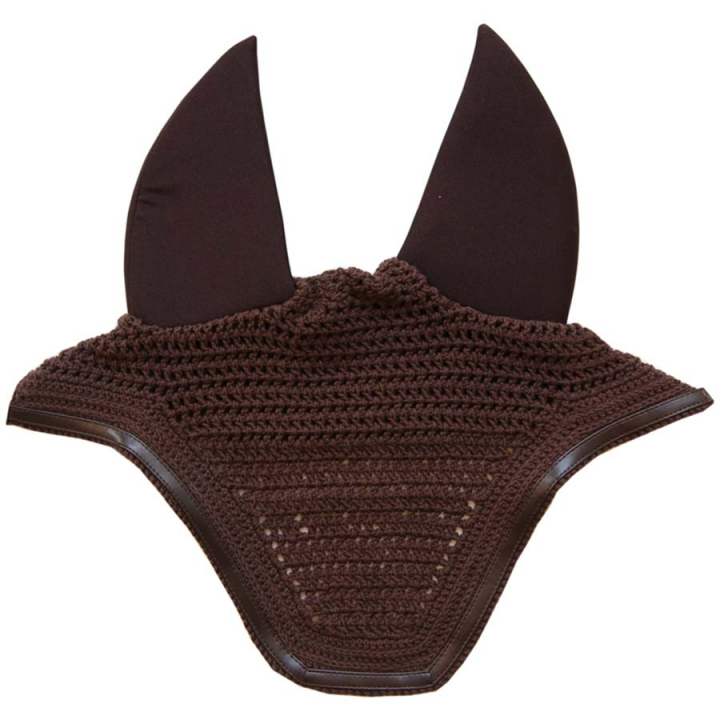 Oornetje Wellington Leather Soundless Bruin in de groep Paardenuitrusting / Oornetjes bij Equinest (4261305FBR_r)