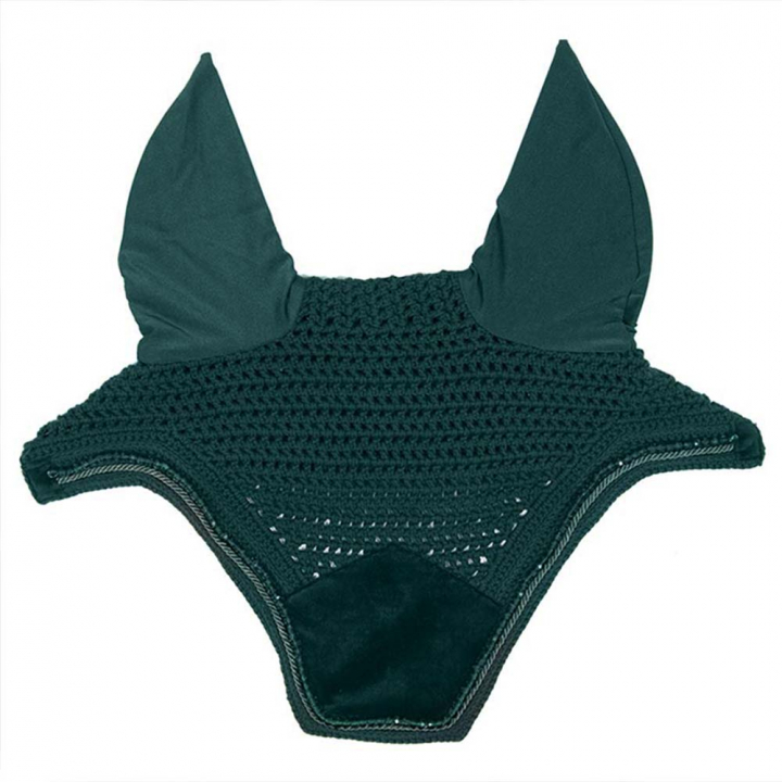 Oornetjes Wellington Velvet Pearls Groen in de groep Paardenuitrusting / Oornetjes bij Equinest (4262903PGN)