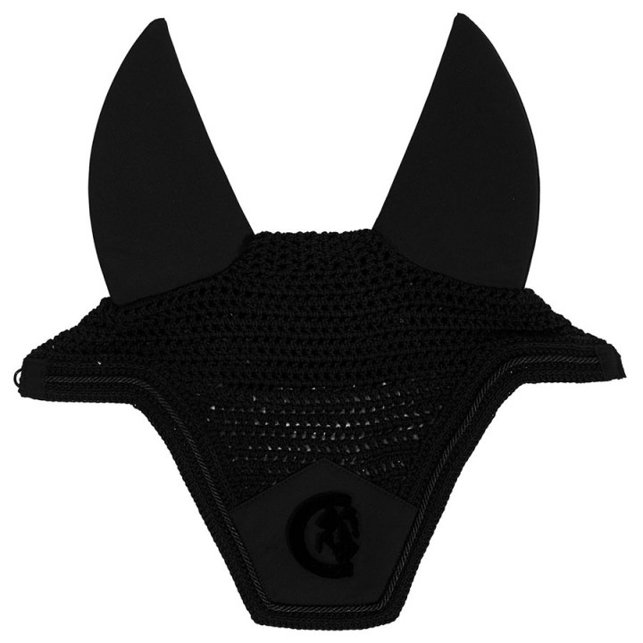 Oornetjes Wellington 3D Logo Soundless Zwart in de groep Paardenuitrusting / Oornetjes bij Equinest (4265801BA)