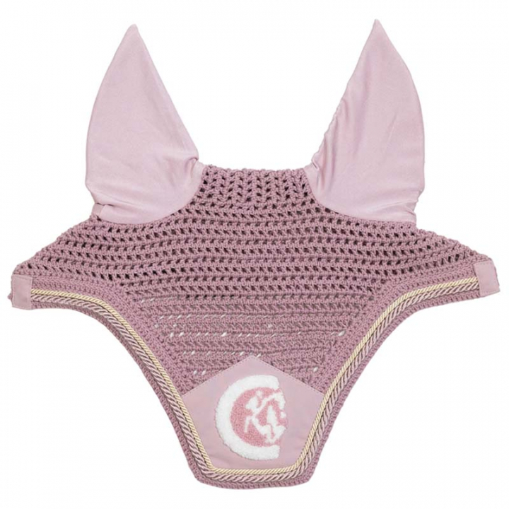 Oornetje Wellington 3D Logo Rope Bleekroze in de groep Paardenuitrusting / Oornetjes bij Equinest (4266950FLPI_r)