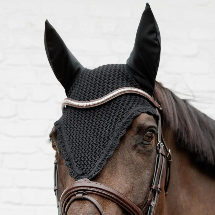 Lange Oornetje Loop Zwart in de groep Paardenuitrusting / Oornetjes bij Equinest (4267201FBA_r)