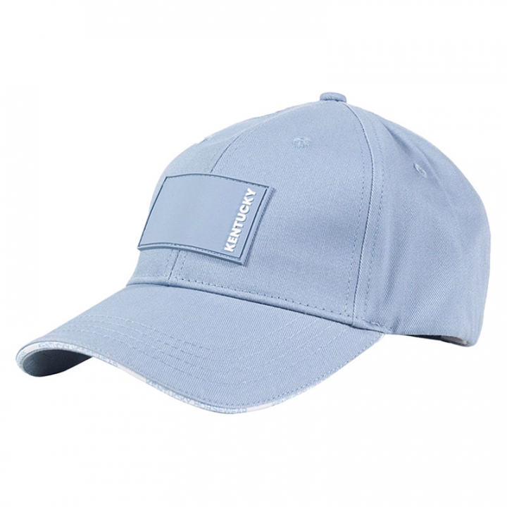 Pet Rubber Logo Lichtblauw in de groep Rijkleding / Mutsen & Petten / Petten bij Equinest (4271501LBLUE)
