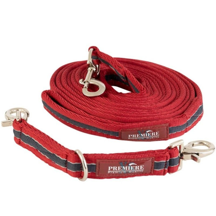 Longeerset XS-Series 5,5m Rood in de groep Paardenuitrusting / Longeren & Grondwerk bij Equinest (451245R16700RE)