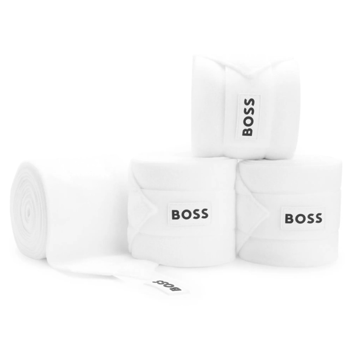 Bandages Fleece 4-pack Wit in de groep Paardenuitrusting / Beenbeschermers & Bandages / Bandages bij Equinest (4601B1H23011WH)