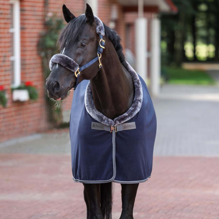 Fleecedeke Show-Line 400 Marineblauw in de groep Paardendekens / Fleecedekens bij Equinest (4602521NA_r)