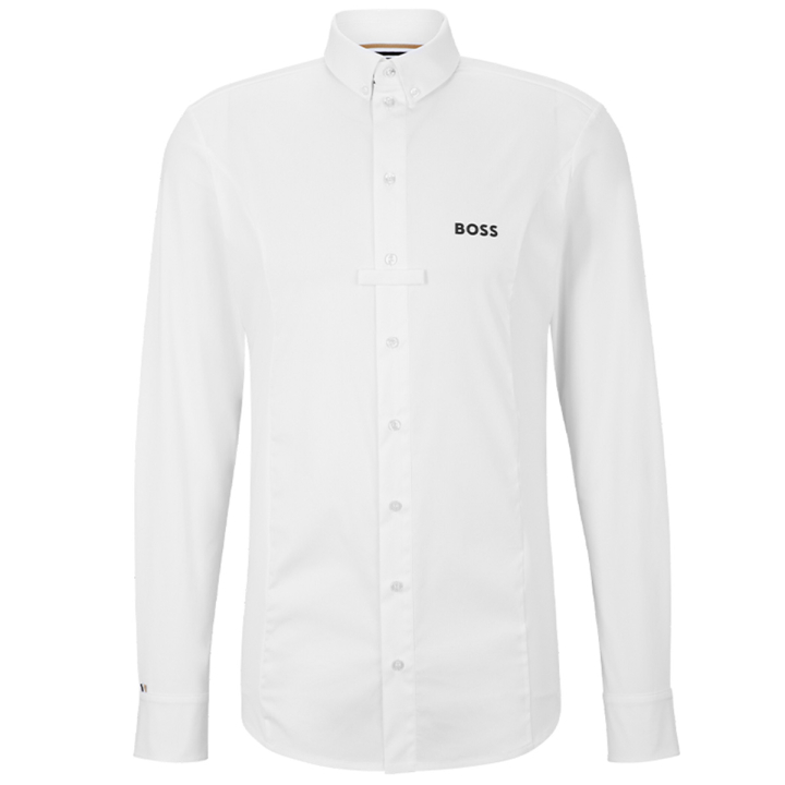 Wedstrijdshirt Heren Norman Wit in de groep Rijkleding / Rijtops & T-shirts / Wedstrijdtops bij Equinest (4613B1M04011WH_r)