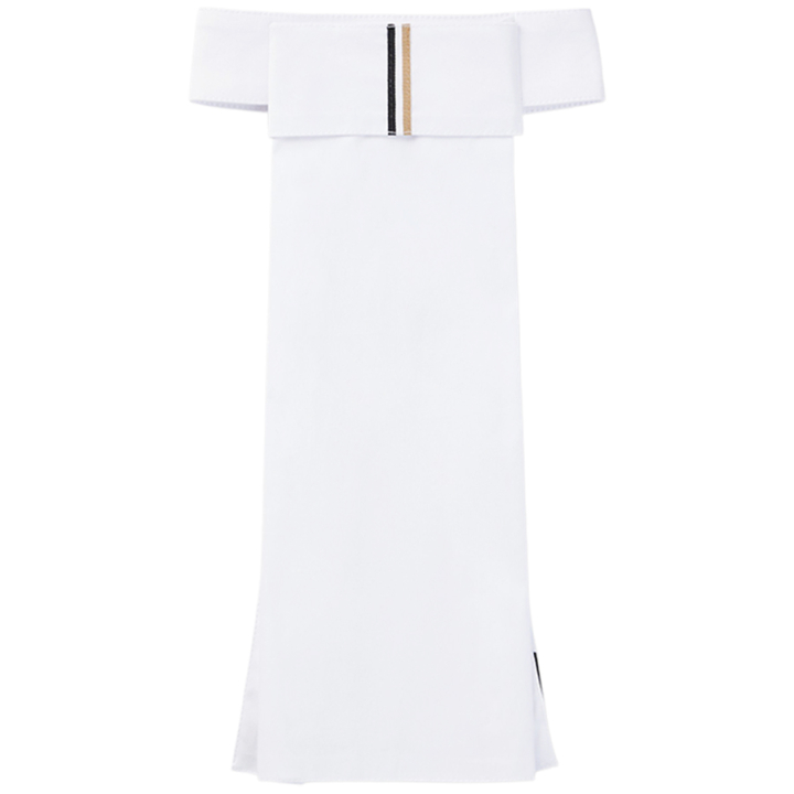 Plastron Signature Wit in de groep Rijkleding / Accessoires / Stropdassen bij Equinest (4613B4U20031WH)