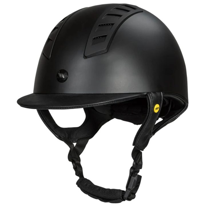 Paardrijcap MIPS Neoz Smooth Top Zwart in de groep Rijuitrusting / Paardrijcaps / MIPS-caps bij Equinest (47300001BA_r)
