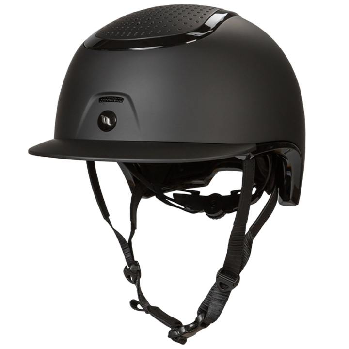 Paardrijcap MIPS Strixx Matte/Glossy Zwart in de groep Rijuitrusting / Paardrijcaps / MIPS-caps bij Equinest (47500001BA_r)