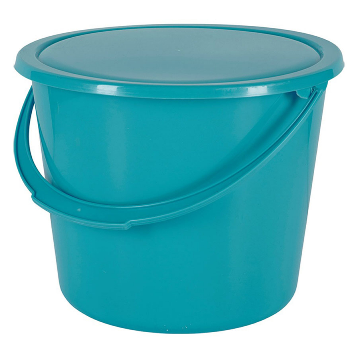 Emmer met Deksel HG Turquoise in de groep Stal & Weide / Staluitrusting / Emmers & Spannen bij Equinest (501230004TU)