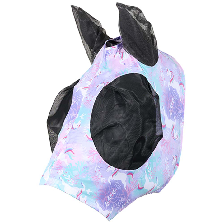 Vliegen oornetje Lycra Unicorn HG Paars in de groep Vliegbescherming / Vliegenmaskers bij Equinest (50666010142PU_r)
