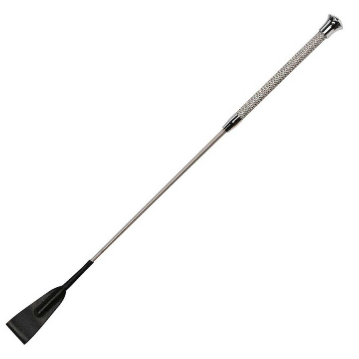 Rijzweep met Stenen 65cm Zilver in de groep Rijuitrusting / Rijzwepen bij Equinest (509510SI)