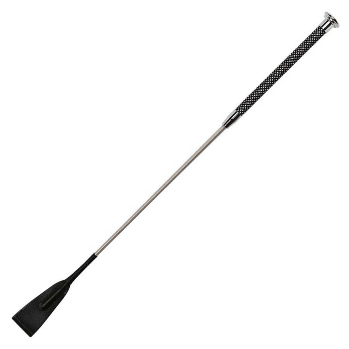 Rijzweep met Stenen 65cm Zilver/Zwart in de groep Rijuitrusting / Rijzwepen bij Equinest (509510SISV)