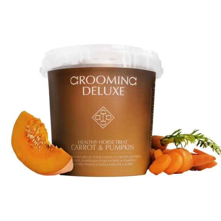 Paardensnoepjes Healthy Horse Treats Carrot & Pumpkin 500g in de groep Paardenverzorging en Verzorging / Paardensnoepjes bij Equinest (52007CAR-500)