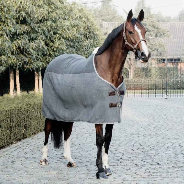 Fleecedeke Heavy Grijs in de groep Paardendekens / Fleecedekens bij Equinest (52147GR_r)