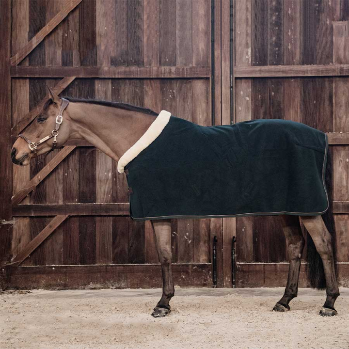 Showdeken Heavy Fleece Marineblauw in de groep Paardendekens / Fleecedekens bij Equinest (52148Gn_r)