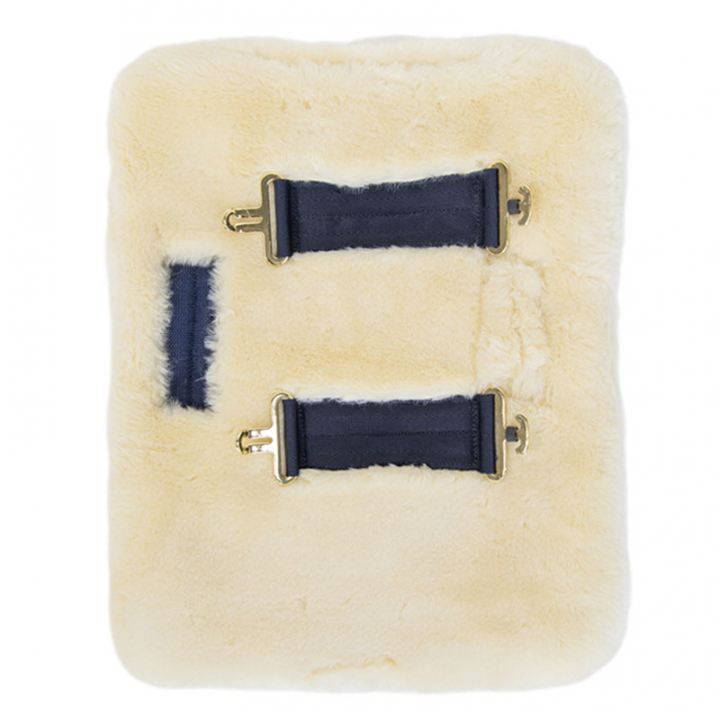 Borstverlenger Vegan Sheepskin 2 Buckles Natuur in de groep Paardendekens / Accessoires dekens bij Equinest (52184NAT-2)