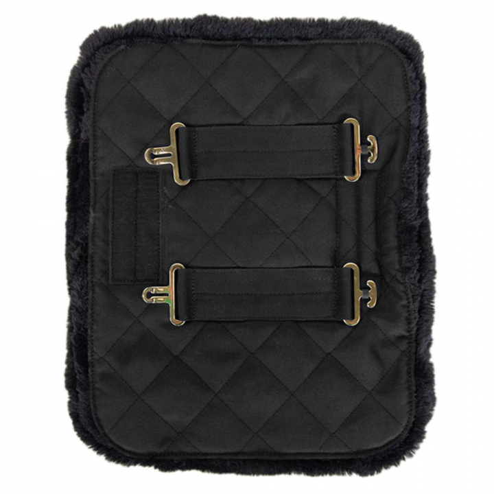 Borstverlenger Quilted with Vegan Sheepskin Zwart in de groep Paardendekens / Accessoires dekens / Reserveonderdelen bij Equinest (52186BA-2)