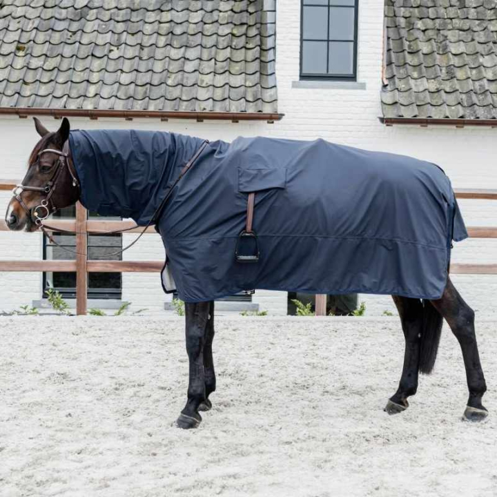 Regendeken Hurricane Marineblauw in de groep Paardendekens / Uitrijdekens bij Equinest (52190BL)