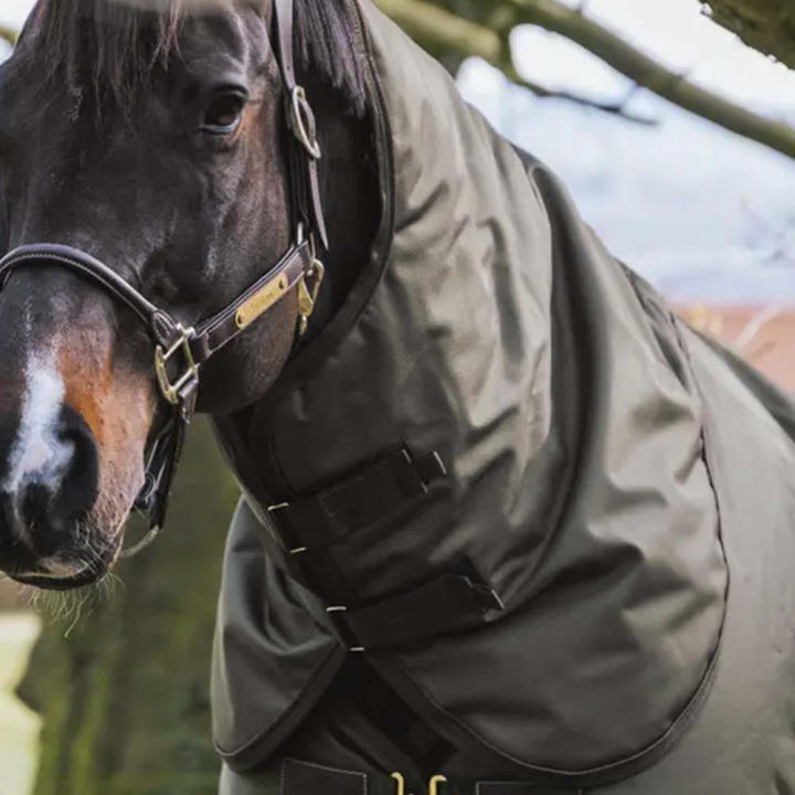 Halsstuk All Weather Waterproof Pro 150g Khakigroen in de groep Paardendekens / Halsstukken bij Equinest (52201KGN_r)