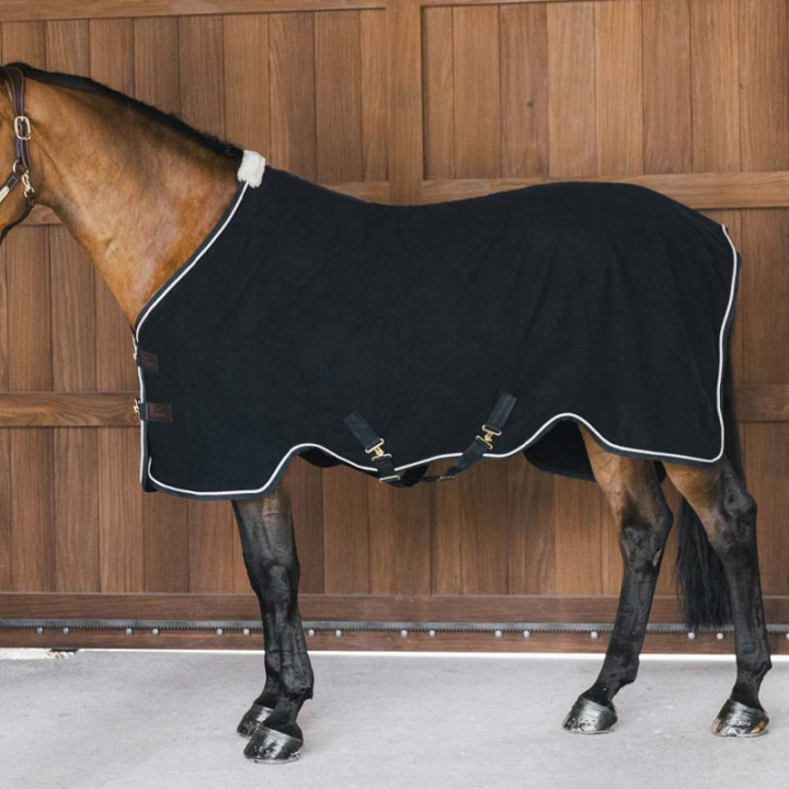 Fleecedeke Vegan Wool Zwart in de groep Paardendekens / Fleecedekens bij Equinest (52230BA_r)