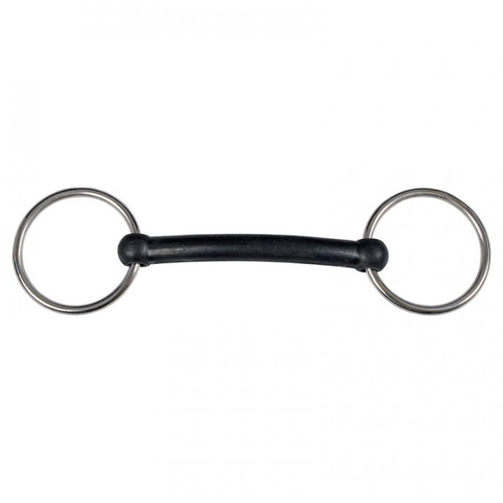 Recht Rubberen Bit RS HG in de groep Paardenuitrusting / Bitten / Watertrensen bij Equinest (53074BA)