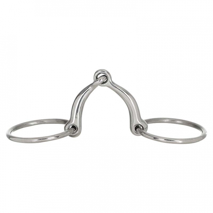 Enkelgebroken bit Anur met losse ringen in de groep Paardenuitrusting / Bitten / Watertrensen bij Equinest (55582SI)