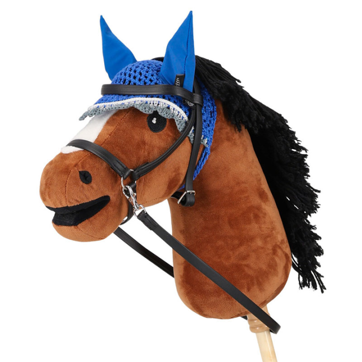 Oornetje voor Stokpaard Blauw in de groep Stokpaarden & Speelgoedpaarden / Uitrusting voor Stokpaard bij Equinest (5579KB0BL)